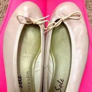 French Sole Ballet Flats